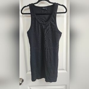 ASOS Design Black Ribbed Top